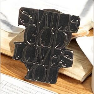 Costume Smile God Loves You Lapel Pin #6963